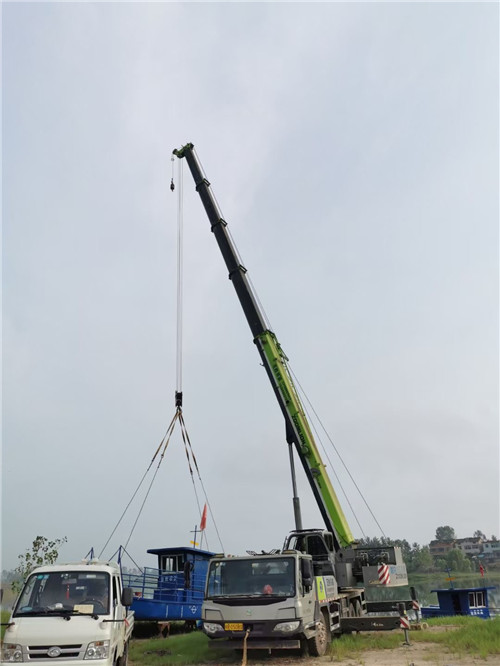 铁岭市桥梁建设吊装案例